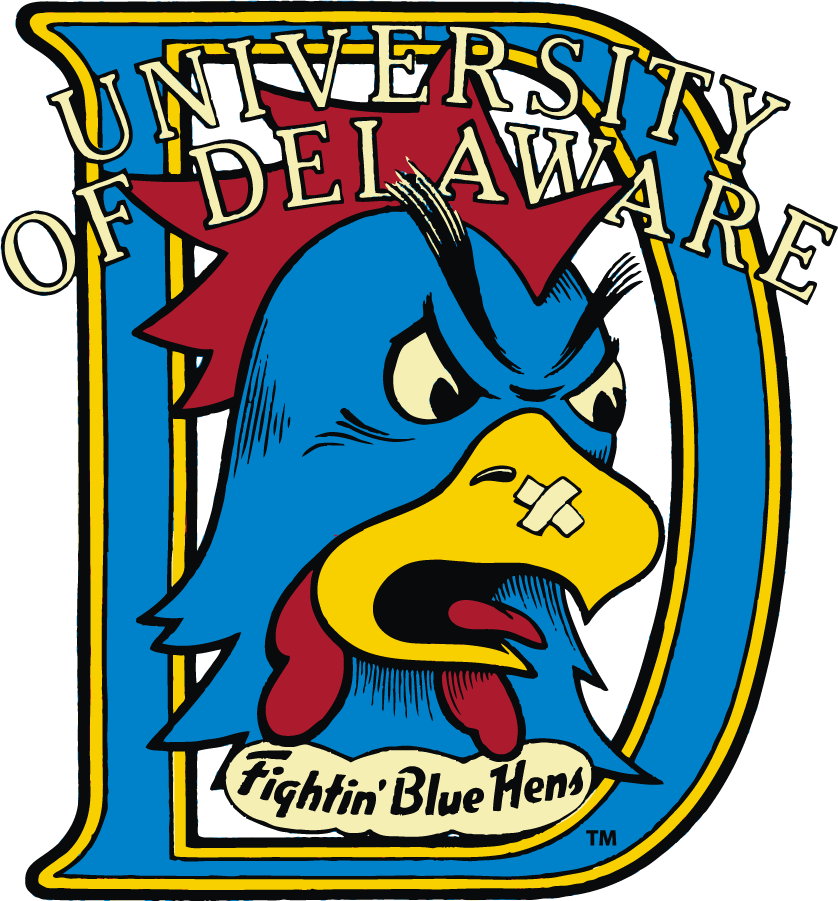 Delaware Blue Hens 1987-1999 Primary Logo DIY iron on transfer (heat transfer)